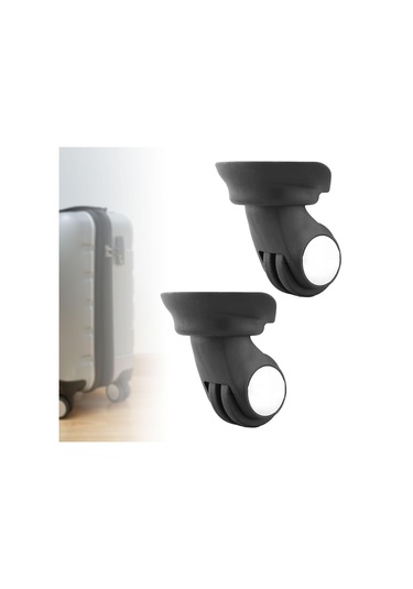 Homyl Bagaj Yedek Tekerlekleri, Bavul Aksesuarları Dayanıklı Siyah