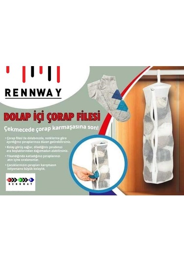 Büro Ev Ofis Düzeni İçin Dolap İçi Asılır Temiz Kirli Organizer File Askı Diğer