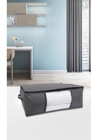 Vedsey Home Baza Altı Düzenleyici Pencereli Büyük Boy Hurç 70 x 50 x 25 CM Siyah