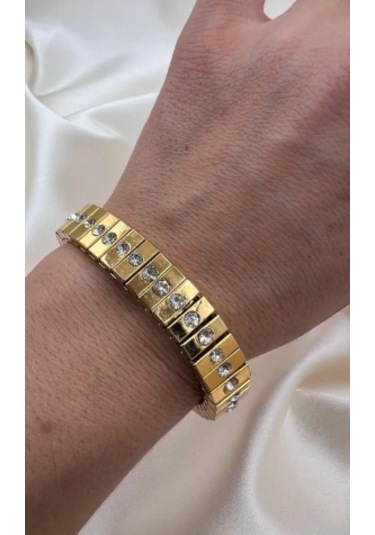 Bb Çelik Nomination Bileklik Altın - Gold