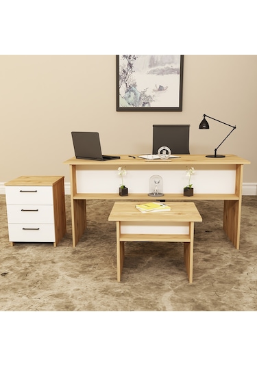 KALENDER DEKOR MERKÜR-1-2-3 OFİS BÜRO MASASI TAKIMI MRK02