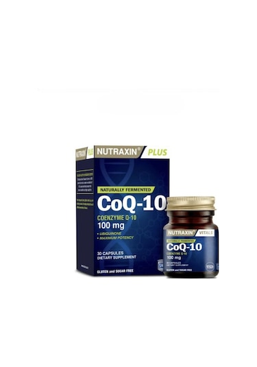 Nutraxin Koenzim Q10 100 Mg Takviye Edici Gıda 30 Yumuşak Kapsül - Coenzym, Coq10