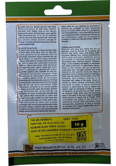 Paşa Semizotu Tohumu 10 Gr