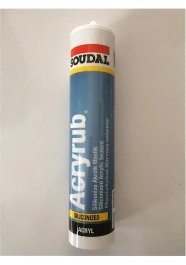 Acryrub Silikonize Mastik 500 Gr Beyaz