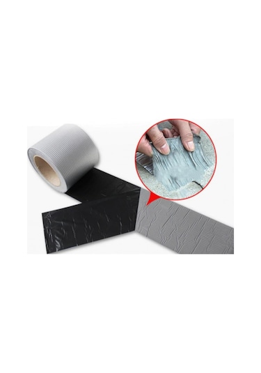 5 Metre X 10Cm Çamur Bant Alüminyum Izolasyon Tamir Çatlak Bantı (462497443)