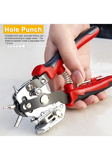 Suofeng Çok Amaçlı Delgeç - Deri, Plastik Ve Kağıt İçin Profesyonel Delik Açma Aleti