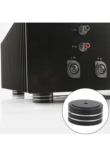 Trendooze Alüminyum Hoparlör Ayakları Döner Tablo İçin Şok Takımlı Base