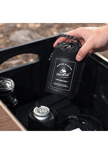 Ise Mount Naylon Örgü İpli Depolama Kılıfı Çanta Çok Amaçlı Seyahat Çok Renkli