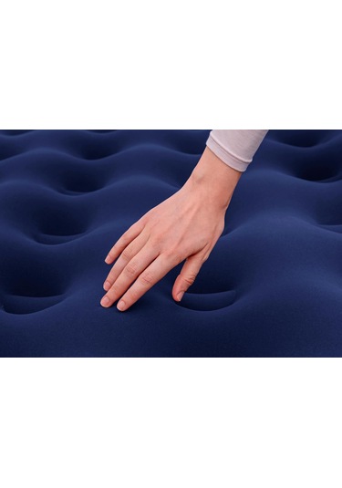 Bestway 2,03m X 1.52m X 22cm Hava Yatağı Queen Manuel El Pompası Çok Renkli