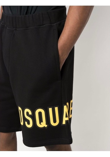 Dsquared2 Erkek Şort S74Mu0708 Siyah