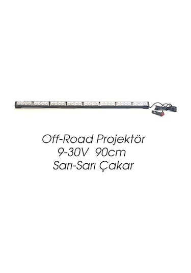 Off Road 9-30v 90cm Sarı-sarı Çakar Foksiyon