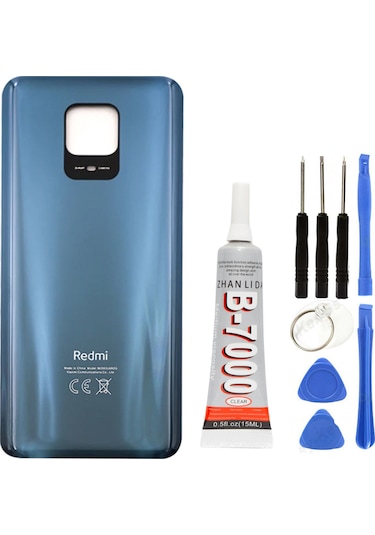 Xiaomi Redmi Note 9 Pro Arka Cam Batarya Pil Kapağı + B7000 15Ml (496406462)
