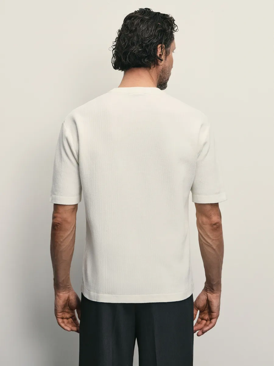 Zarına Pamuk, Kısa Kollu Yazlık Tişört Jumper 365211174 Bej