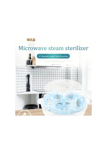 Xuweiwei Beyaz Bottle Sterilizer Sapı Yüksek Sıcaklıkta Buhar Biberon Ve Oyuncak Dezenfeksiyonu
