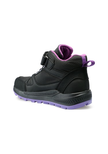Slazenger KESHA Çocuk Cırt Cırtlı Siyah - Mor Bot