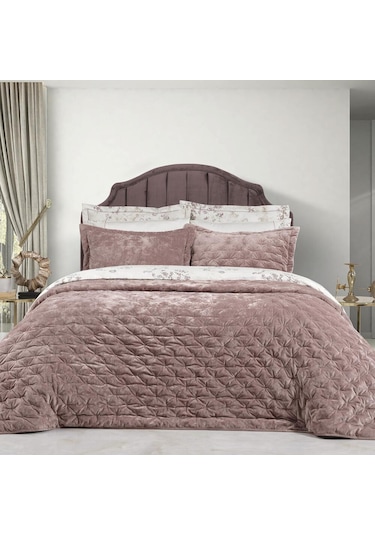 Sarev Somon Metis Yatak Örtüsü Seti Somon