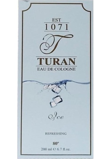 Turan 1071 80 Derece Ice EDC Kolonya 200 ML