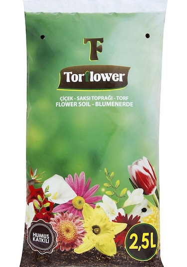 Torflower 2.5 L Saksı Toprağı Diğer