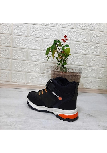 Wısco 056 Haki Renk Cırtlı Kürklü Erkek Çocuk Bot 001