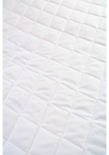 Formeya Adelya Mikrofiber Alez Kapitone Fitted Yatak Koruyucu Beyaz