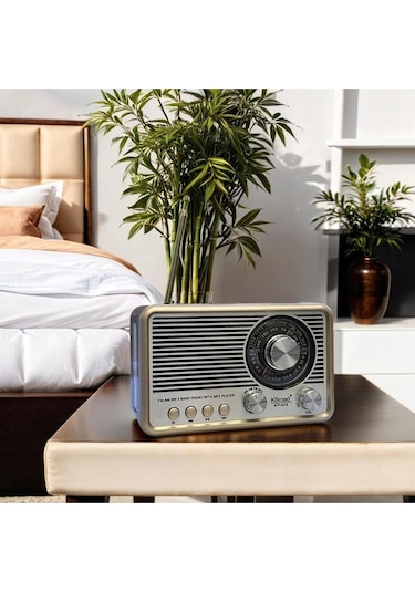 Kboard KTf-2019 Retro Vintage Nostaljik Bluetooth Radyo