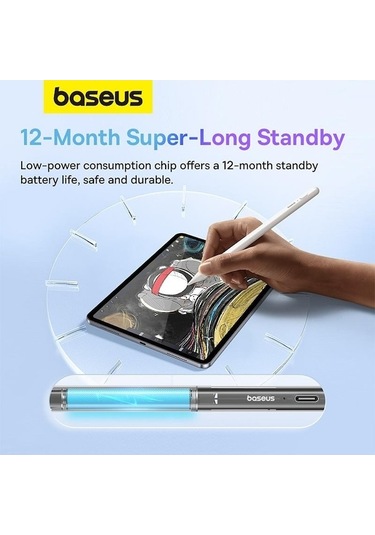 Trendooze Writing Stylus Smooth Serisi Lite Led Kalem Göstergeli Baseus Aktif 2 Dv