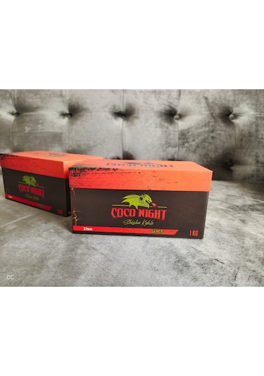 Coco Night Küp Nargile Kömürü 2 KG 27 MM