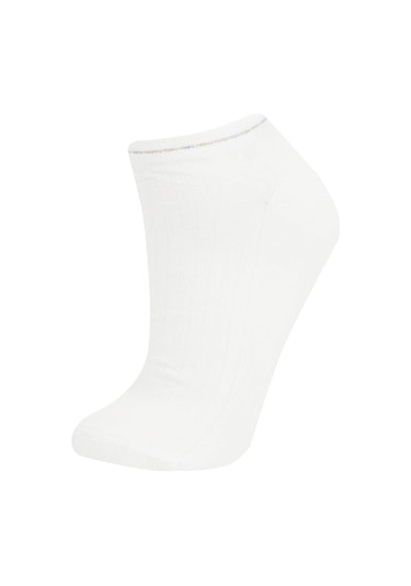 DeFacto Kadın Dikişsiz 3'lü Bambu Patik Çorap B8452AXNSKR1