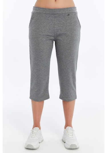 Kadın Kapri Gri Büyük Beden Eşofman Altı K-225 Gri