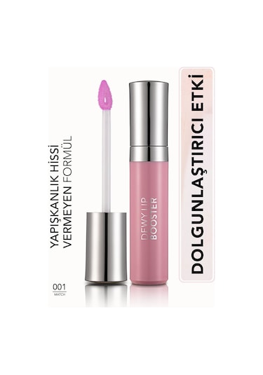 Flormar Dewy Lip Booster Dudak Dolgunlaştırıcı Gloss 001 Match