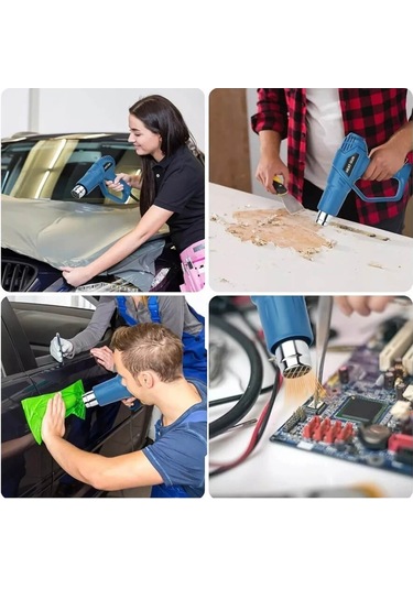 Tograt TGR-202 Profesyonel 2000 W Sıcak Hava Tabancası  2 Kademeli Isı Ayarlı Yx9