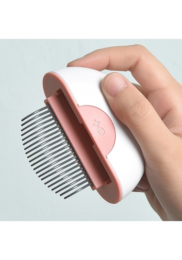 Vkemall Uzun Tüylü Evcil Hayvanlar İçin Yeşil Çift Fonksiyonlu El Aleti: Paslanmaz Çelik Tutanak Ve Doku Düzenleyici Tarak - Kedi Köpek Tüy Temizleyici