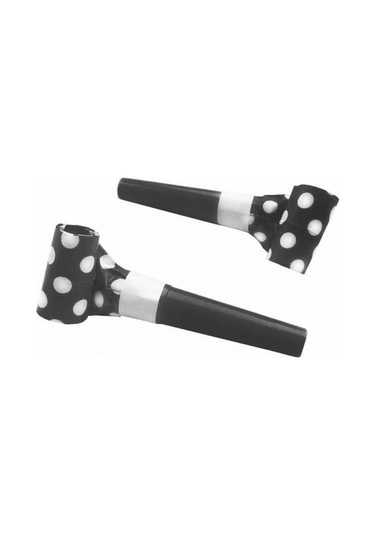 Düdüklü Kaynana Dili Siyah Puantiyeli