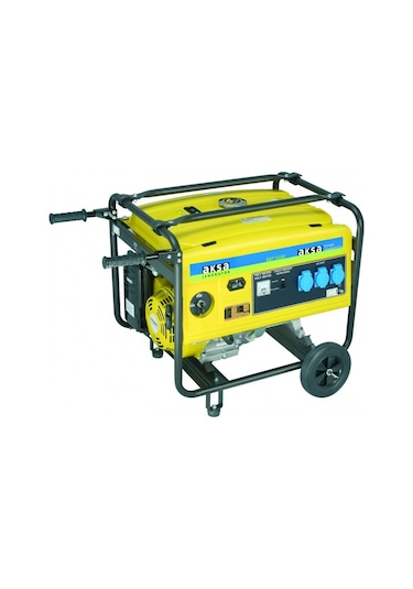 Aksa AAP5500 Benzinli 5.5Kva İpli Monofaze Jeneratör