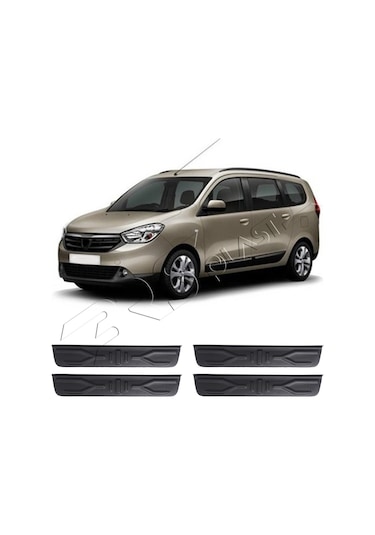 Dacia Lodgy Uyumlu 2013-2022 Abs Kapı Eşiği 4 Parça
