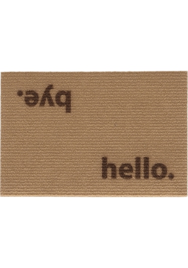 Coco Hello Bye Koko Paspas Dış Kapı Paspası Kıl Kapı Önü Paspası Naturel