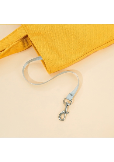 Pet Out Çanta Crossbody Tote Kedi Çantası Küçük Köpek Genişletilebilir Omuz Çantası, Boyut: L Sarı Arı