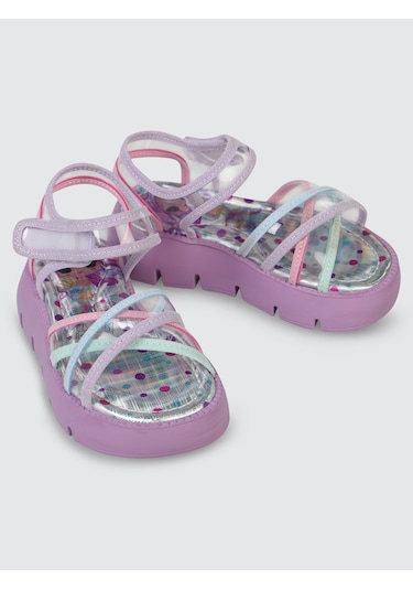 Civil Girls Kız Çocuk Sandalet 26-30 Numara Lila LILA