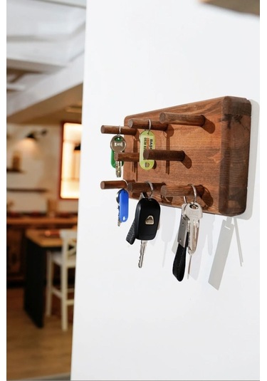 Grootland Dekoratif Ahşap Duvar Askısı Ceviz Diğer