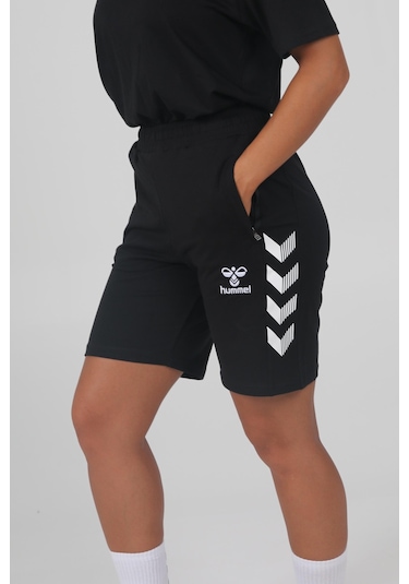 Hummel Armin Pamuklu Cepli Kamp Şortu Siyah