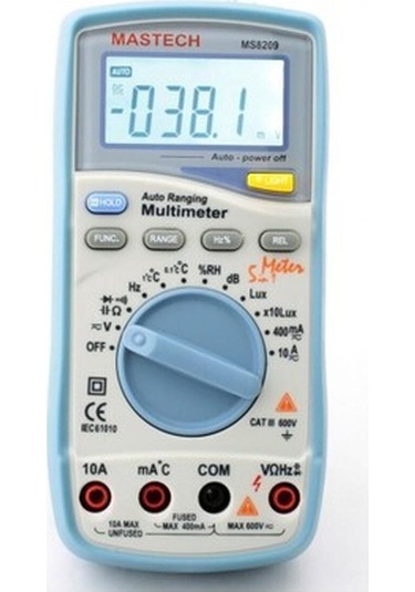 Mastech Ms 8209 Dijital Multimetre Ölçü Aleti