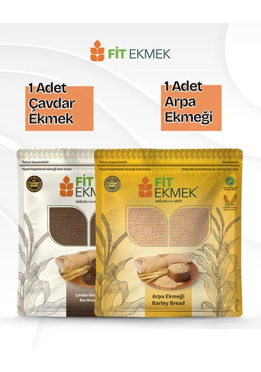 Fit Arpa Lavaş Ekmeği 300gr Ve Çavdar Lavaş Ekmeği 300gr