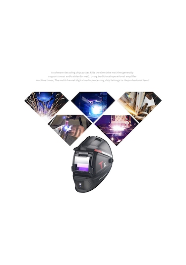 Symbee Otomatik Kararan Kaynak Maskesi - Profesyonel Kaynakçılar İçin Yüz Koruma