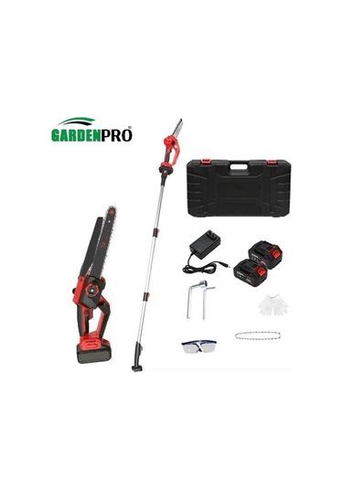 Gardenpro Vst9c202 Lityum Akülü Uzatma Aparatlı Budama Testeresi