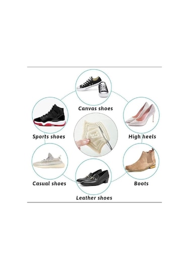 10mm Siyah Topuk Vurma Önleyici Ped Spor Ayakkabı Aşınma Önleyici