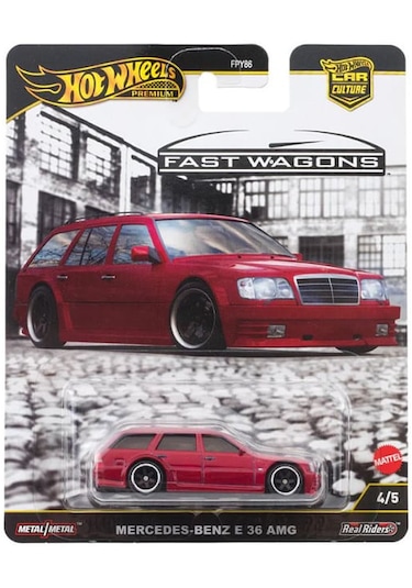 Hotwheels Fast Wagons Mercedes-benz E 36 Amg Kırmızı