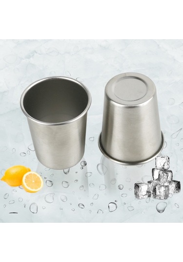 Cbtx 304 Paslanmaz Çelik Bira Kupa Düşme Önleyici Çocuk Su Bardağı, Kapasite: 50ml