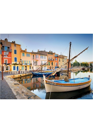 Educa 1000 Parça Proven Martigues Limanı Puzzle - 19928 - Harbour In Martigues Provence