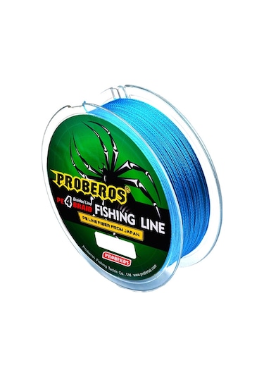 Sones 2 Adet Proberos 4 Düzenlenmiş 100m Güçlü At Olta Misinası, Misina Numarası: 2.0 / 25lb Mavi