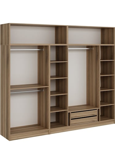 Minar Kale 6 Kapaklı 2 Ç Dolap Ve Yüklük Dore Antrasit 235cm